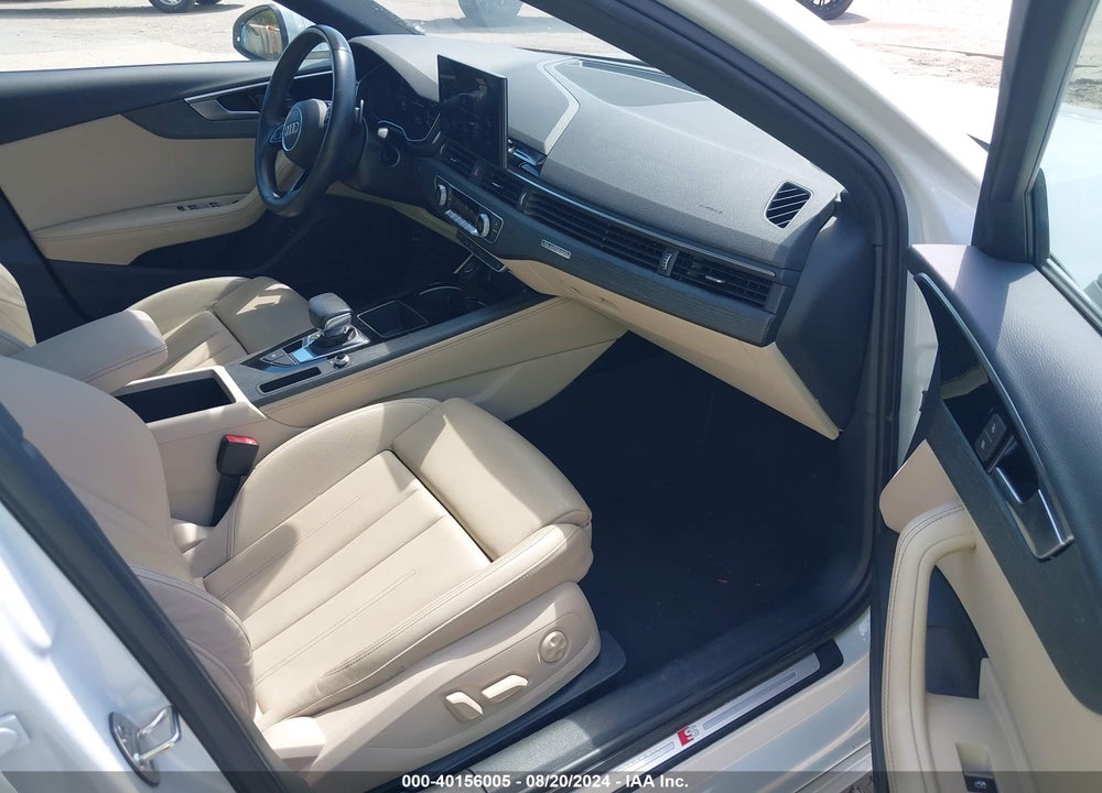 2022 AUDI A4 PREMIUM PLUS 45 TFSI S LINE QUATTRO S TRONIC VIN: WAUEAAF44NN013974