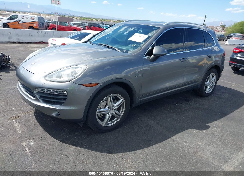 2014 PORSCHE CAYENNE HYBRID S VIN: WP1AE2A20ELA51150