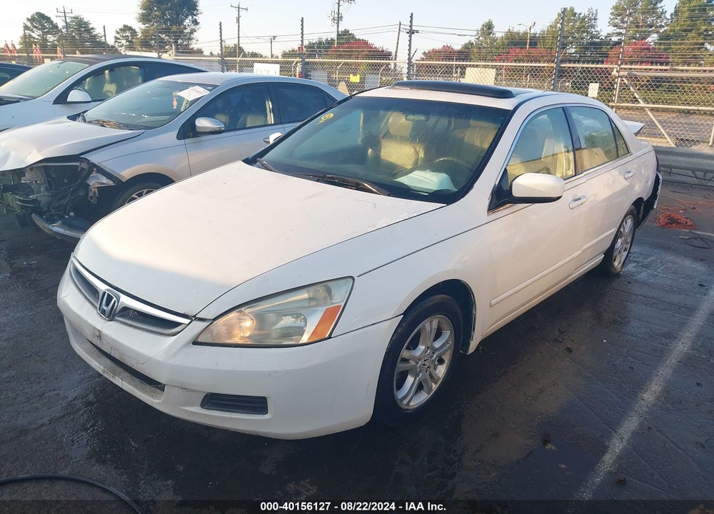 2007 HONDA ACCORD 3.0 EX VIN: 1HGCM66517A062536