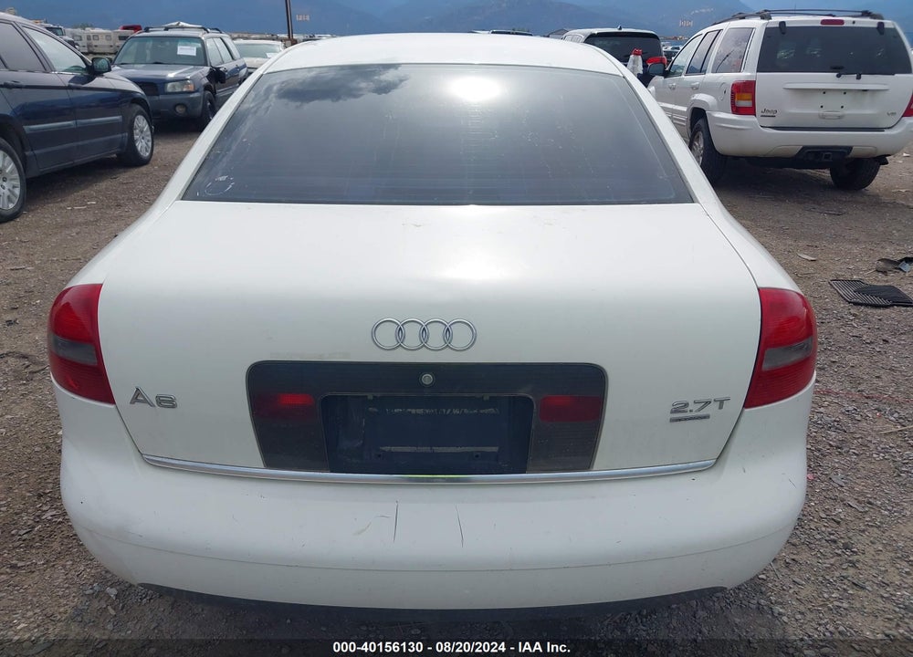 2001 AUDI A6 2.7T VIN: WAUED64B81N109090