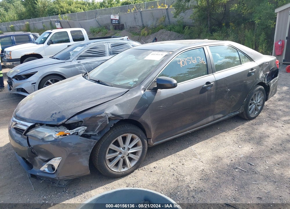 2012 TOYOTA CAMRY XLE VIN: 4T4BF1FK6CR249911