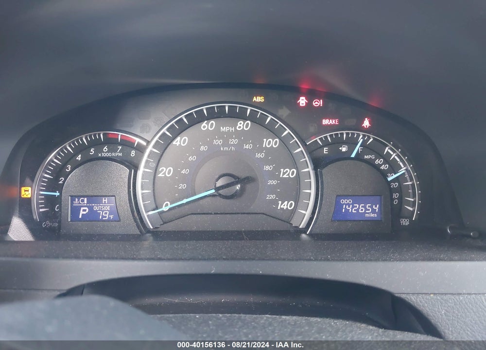 2012 TOYOTA CAMRY XLE VIN: 4T4BF1FK6CR249911