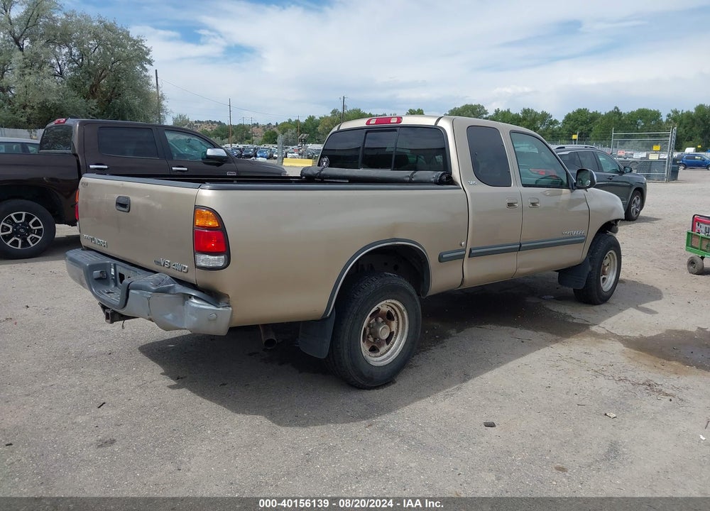2002 TOYOTA TUNDRA SR5 V8 VIN: 5TBBT44132S259813