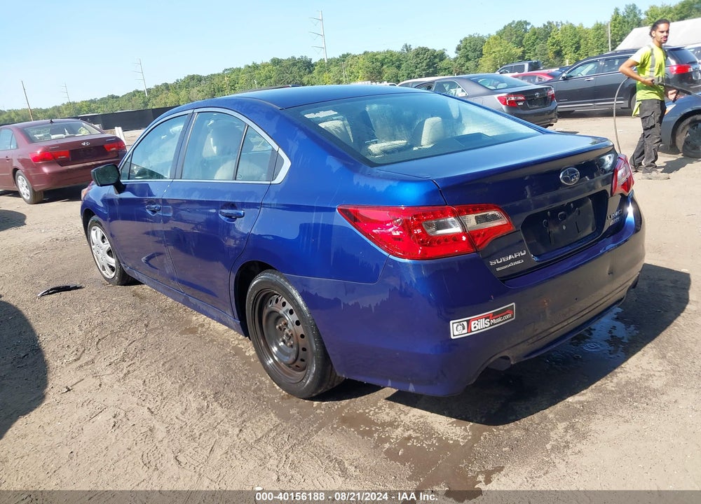2017 SUBARU LEGACY 2.5I VIN: 4S3BNAA66H3037518