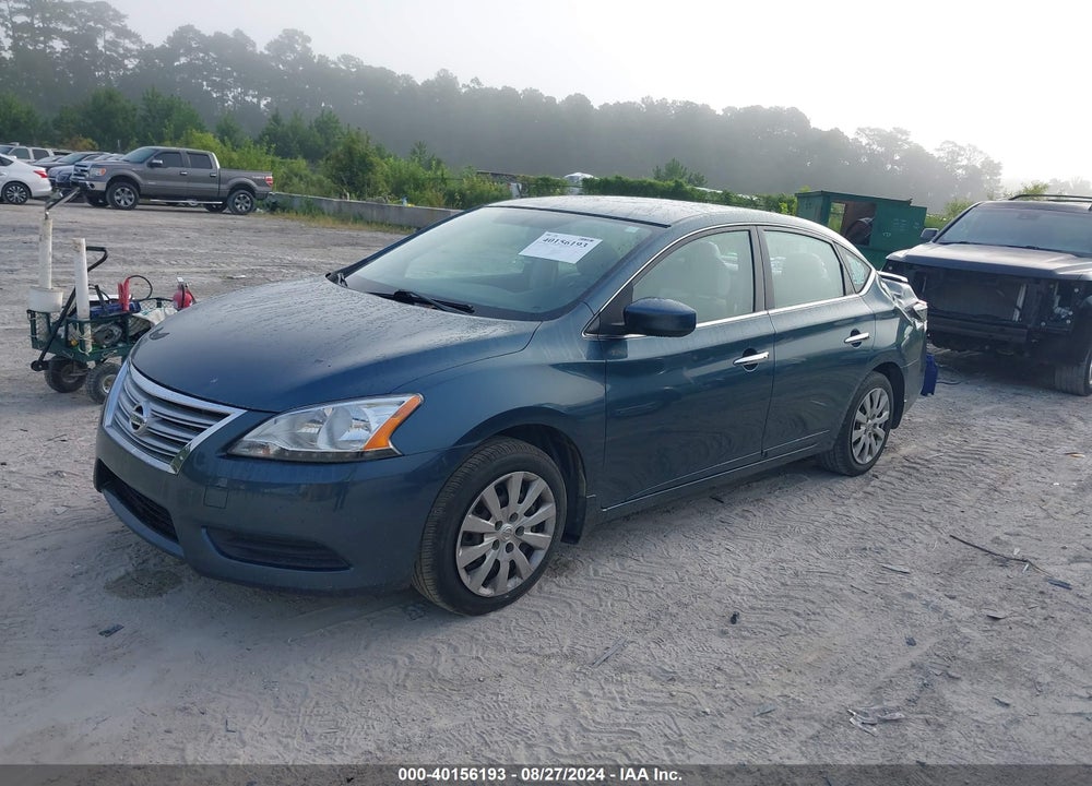 2015 NISSAN SENTRA SV VIN: 3N1AB7APXFY314954