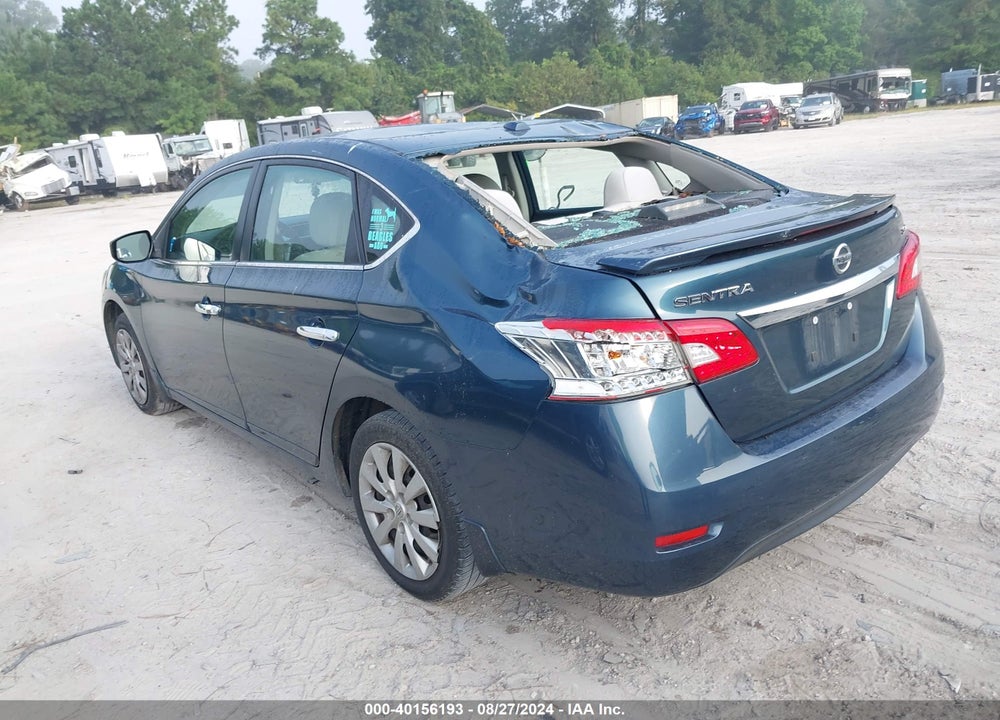 2015 NISSAN SENTRA SV VIN: 3N1AB7APXFY314954