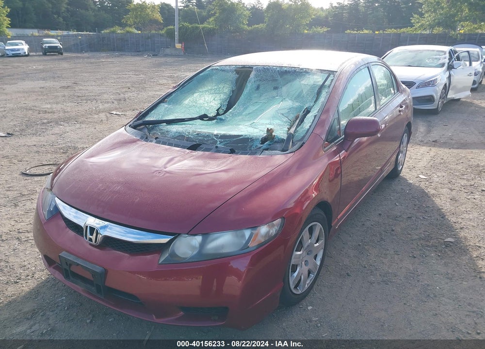 2009 HONDA CIVIC LX VIN: 2HGFA16599H547634