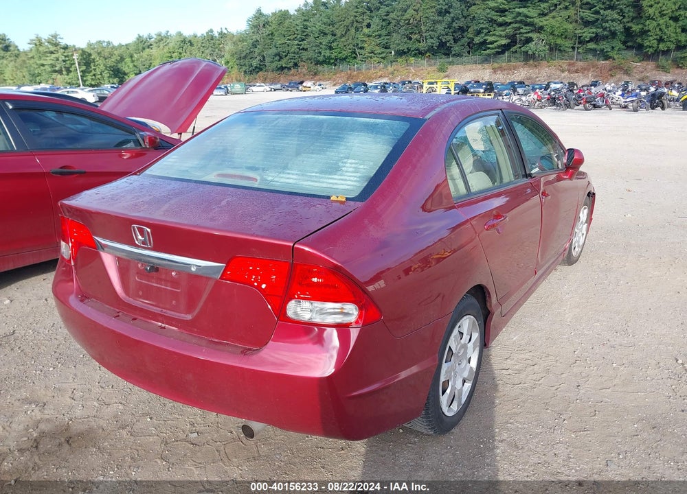 2009 HONDA CIVIC LX VIN: 2HGFA16599H547634
