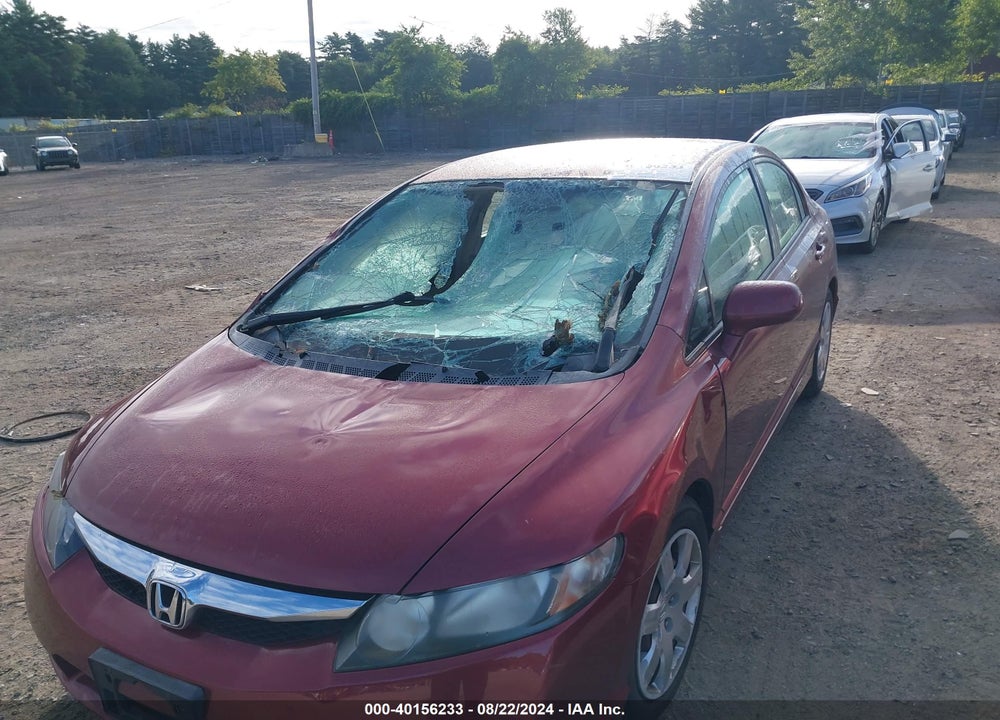 2009 HONDA CIVIC LX VIN: 2HGFA16599H547634