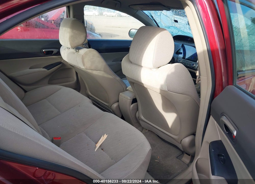 2009 HONDA CIVIC LX VIN: 2HGFA16599H547634