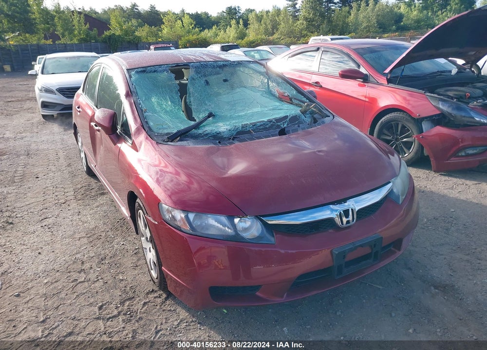 2009 HONDA CIVIC LX VIN: 2HGFA16599H547634