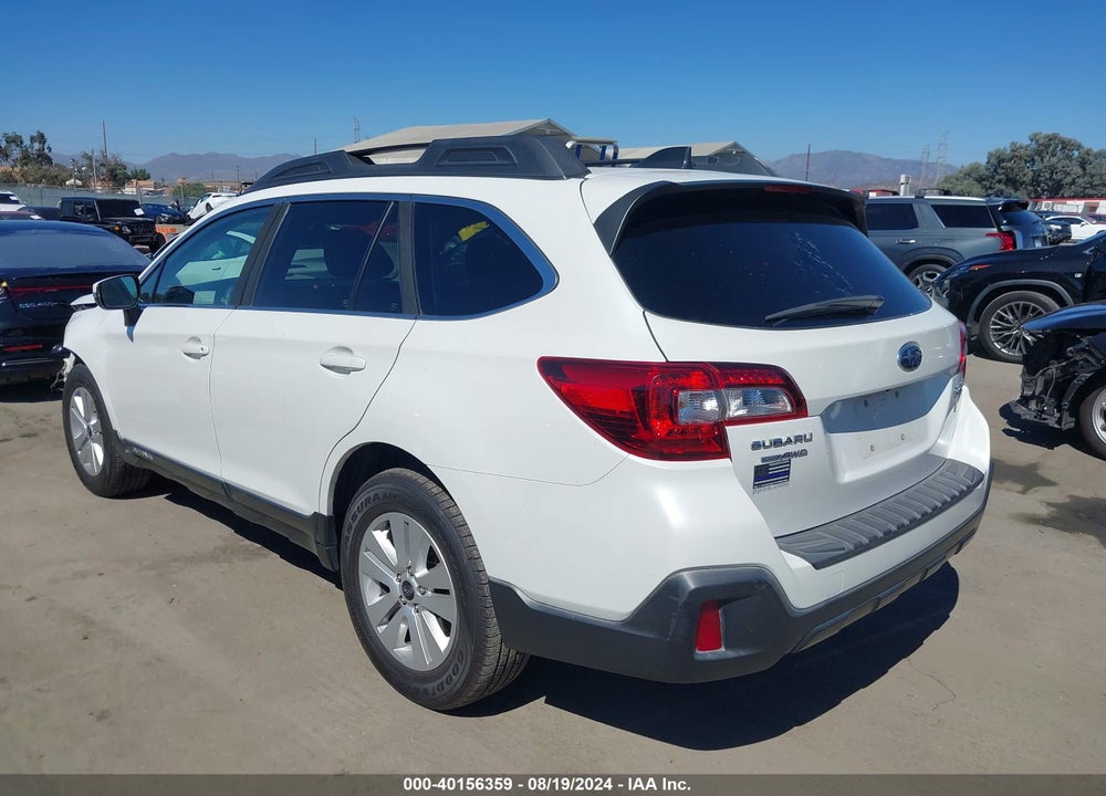 2019 SUBARU OUTBACK 2.5I PREMIUM VIN: 4S4BSAHC9K3332359