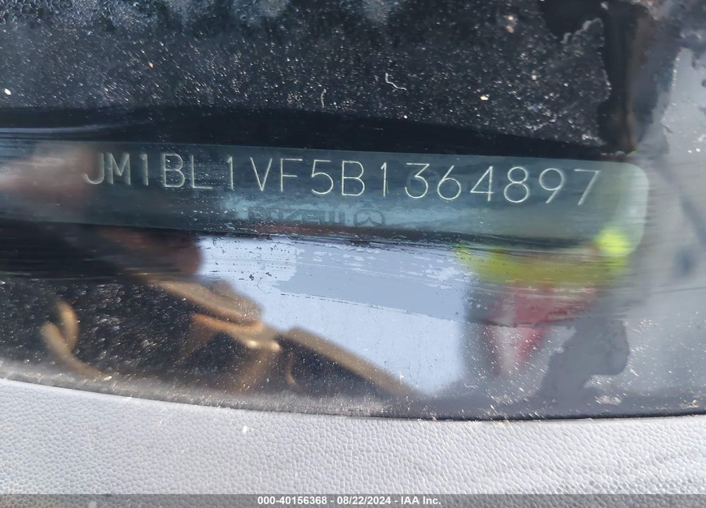 2011 MAZDA 3 I TOURING VIN: JM1BL1VF5B1364897