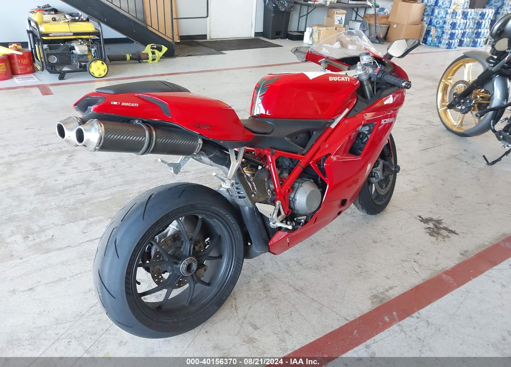 2008 DUCATI 1098 S VIN: ZDM1XBEW98B010250