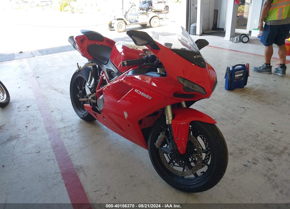 2008 DUCATI 1098 S VIN: ZDM1XBEW98B010250