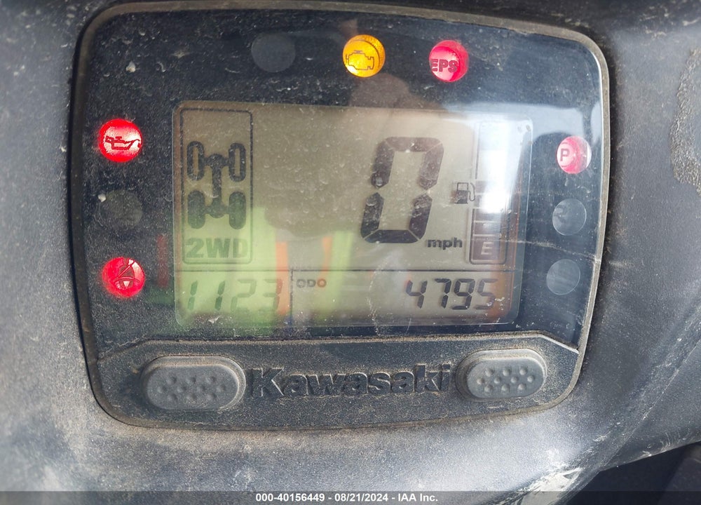 2015 KAWASAKI KRF800 VIN: JKBRFCD17FB502288
