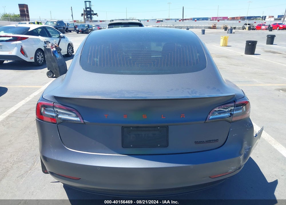 2020 TESLA MODEL 3 PERFORMANCE DUAL MOTOR ALL-WHEEL DRIVE VIN: 5YJ3E1EC3LF742535