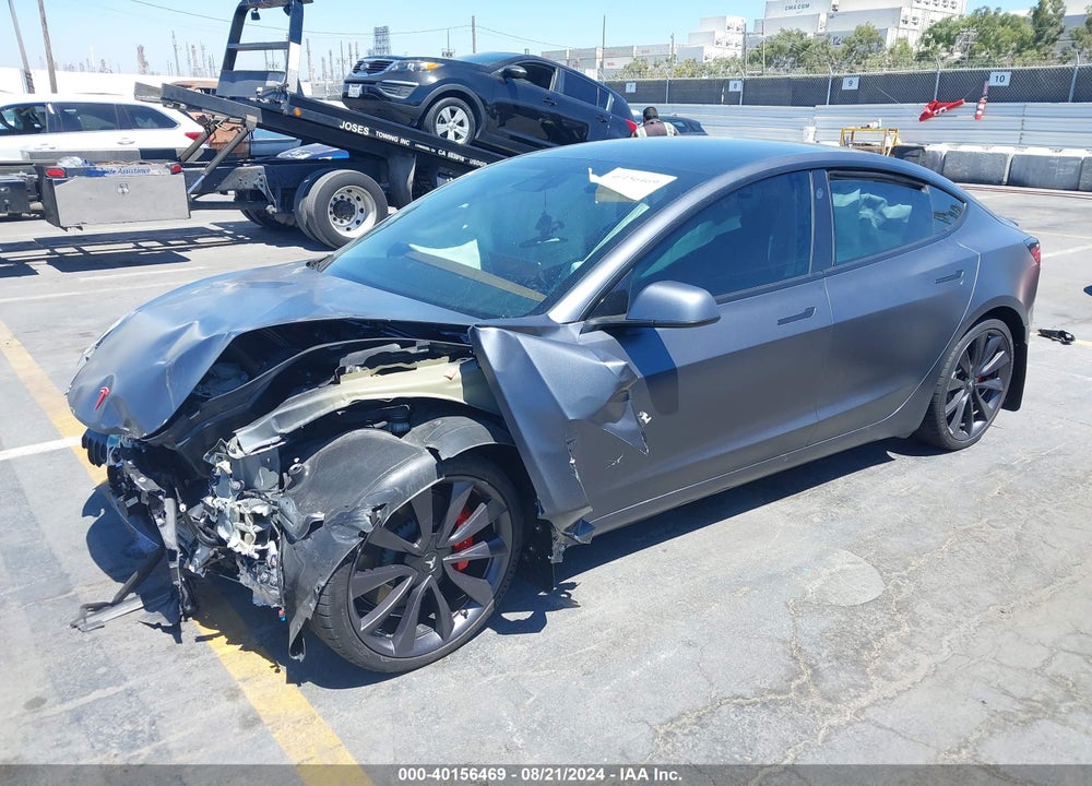 2020 TESLA MODEL 3 PERFORMANCE DUAL MOTOR ALL-WHEEL DRIVE VIN: 5YJ3E1EC3LF742535