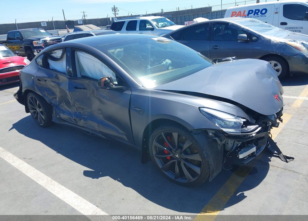 2020 TESLA MODEL 3 PERFORMANCE DUAL MOTOR ALL-WHEEL DRIVE VIN: 5YJ3E1EC3LF742535