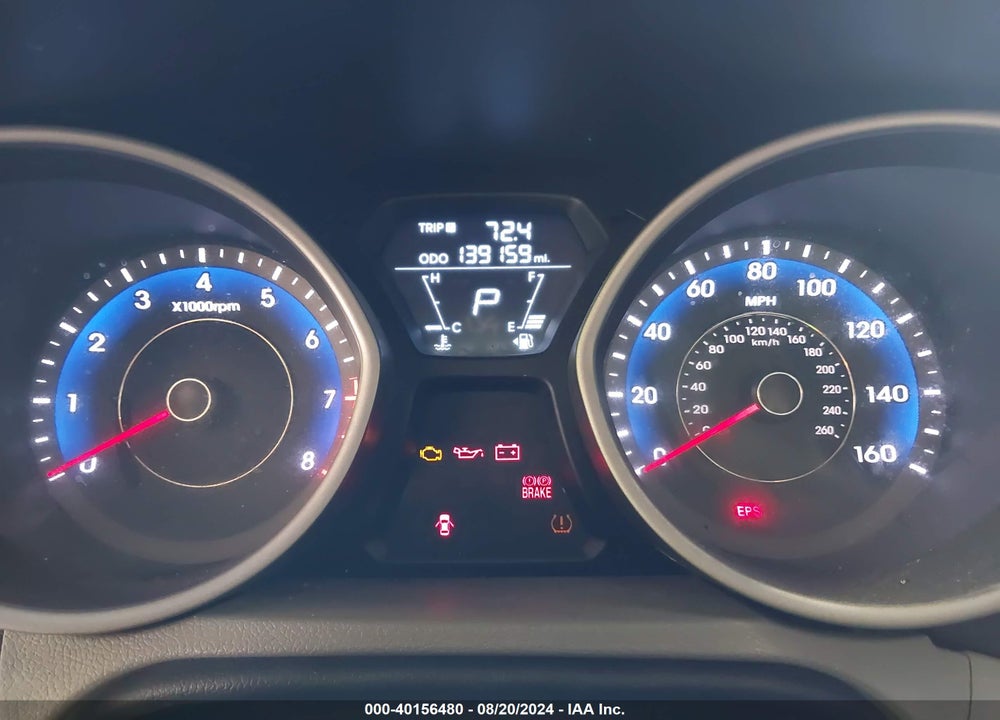 2012 HYUNDAI ELANTRA GLS (ULSAN PLANT) VIN: KMHDH4AEXCU427304