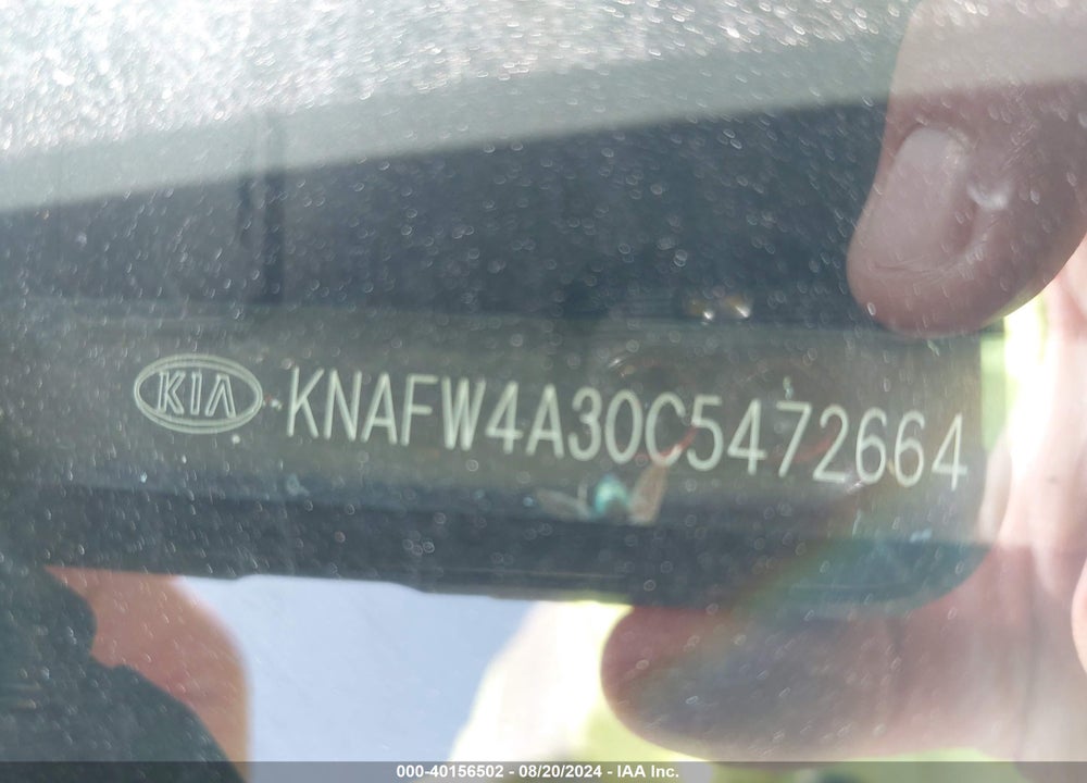 2012 KIA FORTE SX VIN: KNAFW4A30C5472664