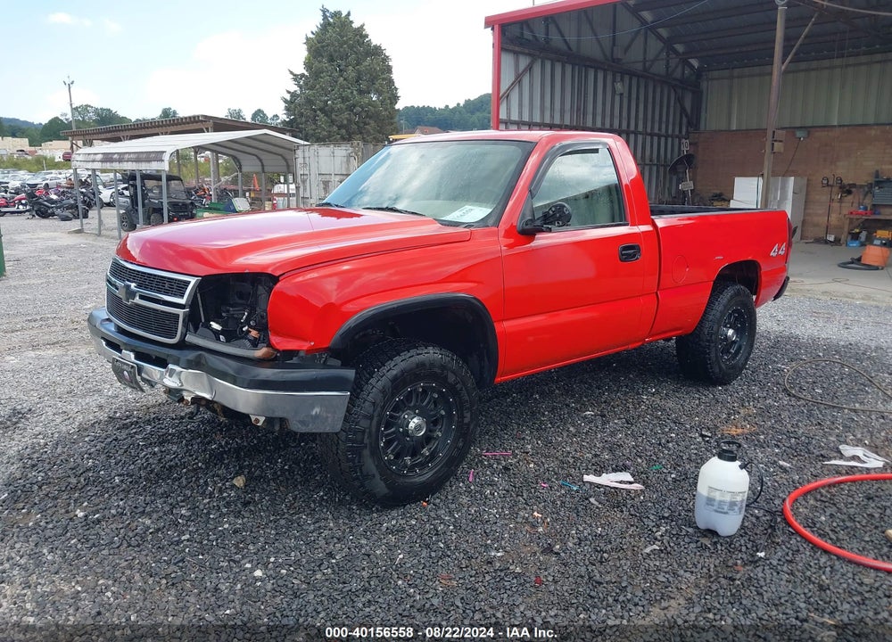 2006 CHEVROLET SILVERADO 1500 WORK TRUCK VIN: 3GCEK14V66G202762