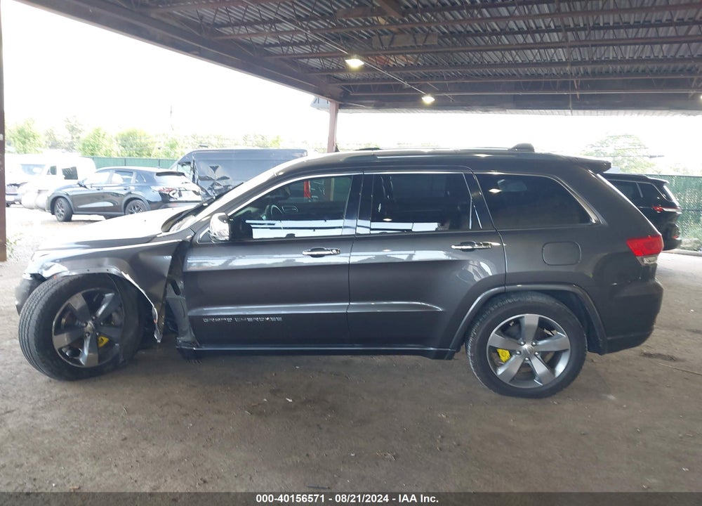 2014 JEEP GRAND CHEROKEE OVERLAND VIN: 1C4RJFCG0EC535822