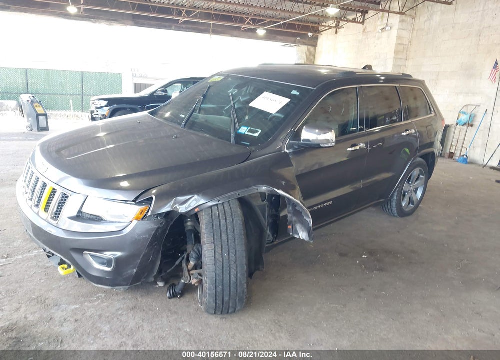 2014 JEEP GRAND CHEROKEE OVERLAND VIN: 1C4RJFCG0EC535822