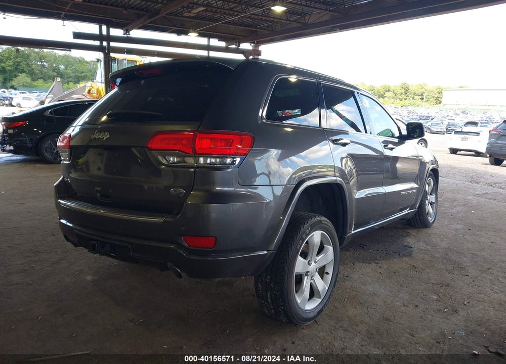 2014 JEEP GRAND CHEROKEE OVERLAND VIN: 1C4RJFCG0EC535822