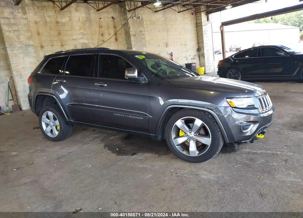 2014 JEEP GRAND CHEROKEE OVERLAND VIN: 1C4RJFCG0EC535822