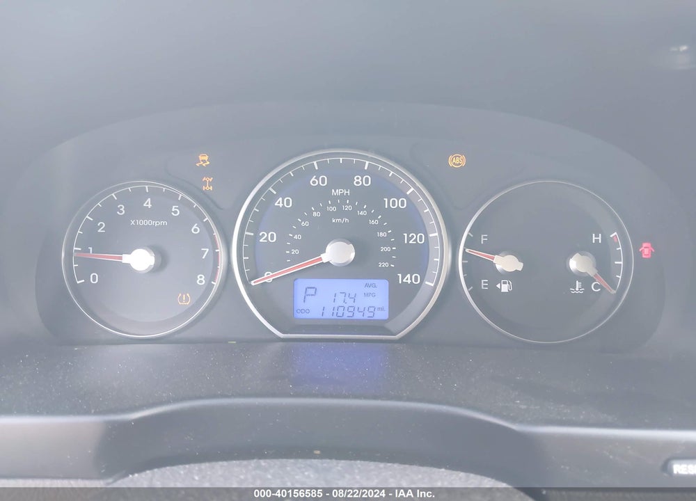 2011 HYUNDAI SANTA FE GLS VIN: 5XYZGDAB1BG074342