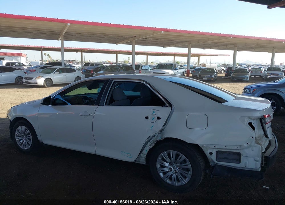 2012 TOYOTA CAMRY LE VIN: 4T4BF1FKXCR198624