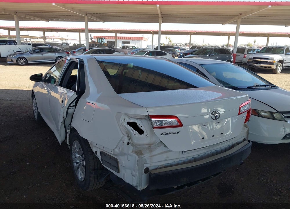 2012 TOYOTA CAMRY LE VIN: 4T4BF1FKXCR198624