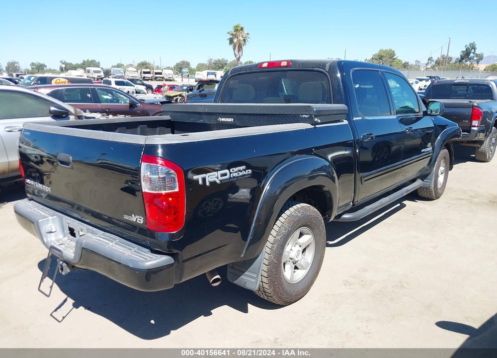 2006 TOYOTA TUNDRA LIMITED V8 VIN: 5TBET381X6S501360