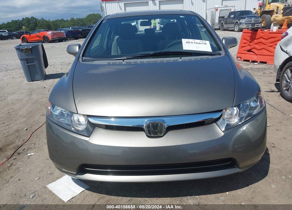 2007 HONDA CIVIC EX VIN: 1HGFA16807L038591
