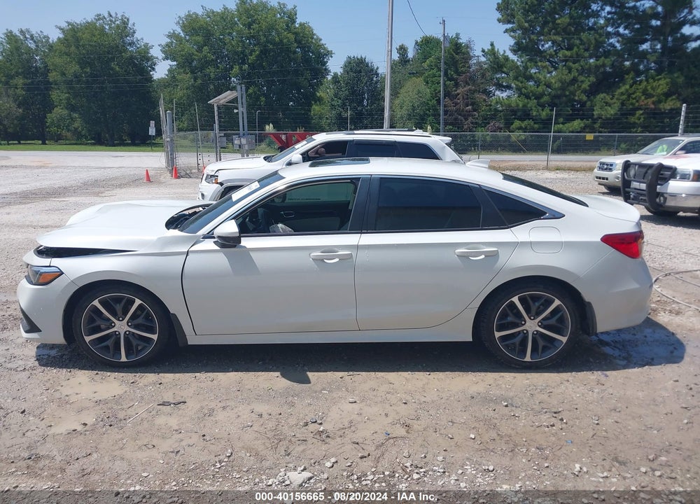 2022 HONDA CIVIC TOURING VIN: 2HGFE1F94NH316240