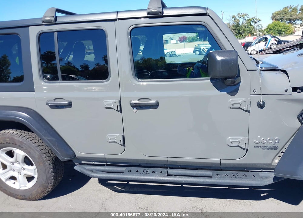 2019 JEEP WRANGLER UNLIMITED SPORT S 4X4 VIN: 1C4HJXDN7KW638082