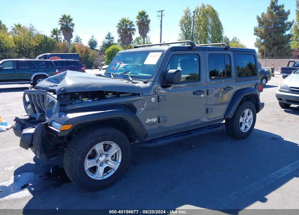 2019 JEEP WRANGLER UNLIMITED SPORT S 4X4 VIN: 1C4HJXDN7KW638082