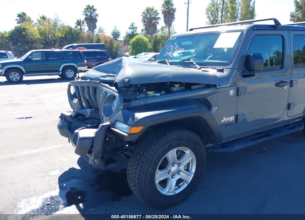 2019 JEEP WRANGLER UNLIMITED SPORT S 4X4 VIN: 1C4HJXDN7KW638082