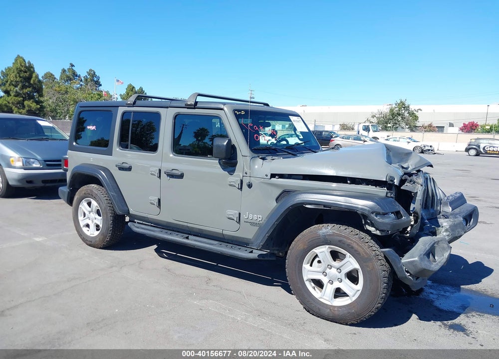 2019 JEEP WRANGLER UNLIMITED SPORT S 4X4 VIN: 1C4HJXDN7KW638082