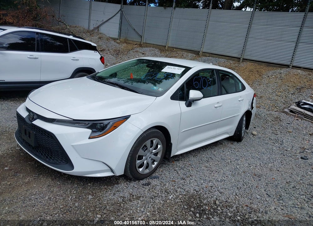 2021 TOYOTA COROLLA LE VIN: 5YFEPMAE3MP195736