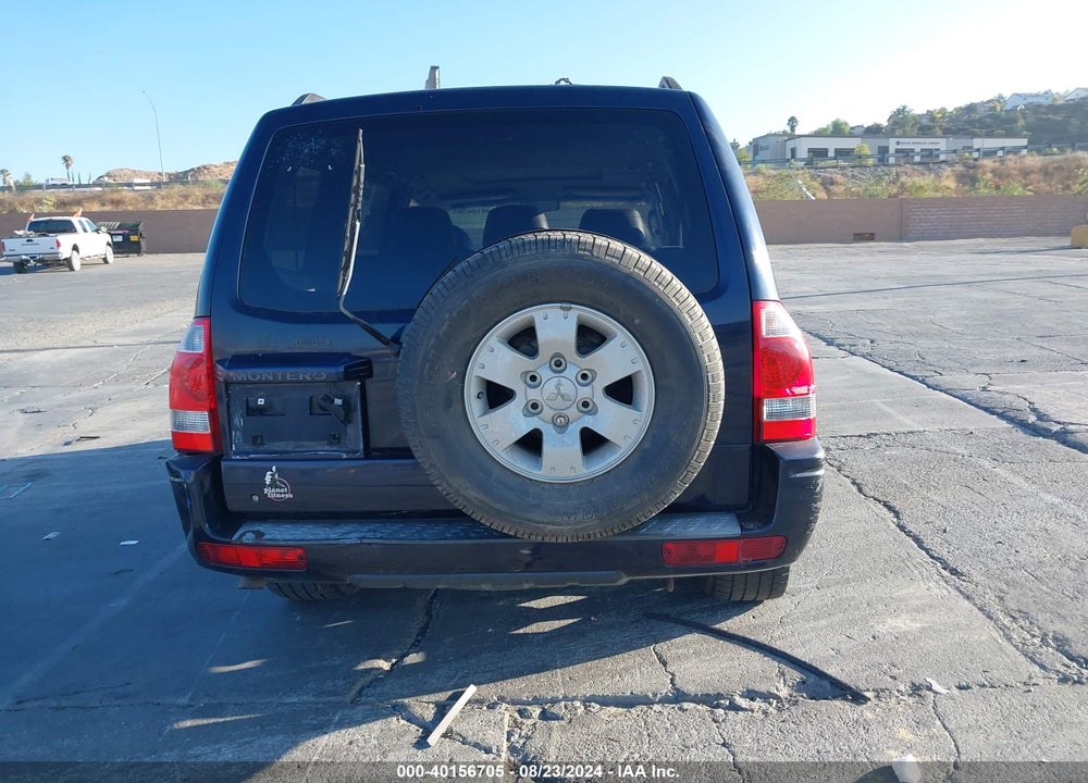 2003 MITSUBISHI MONTERO 20TH ANNIVERSARY/LIMITED VIN: JA4NW51S73J022457