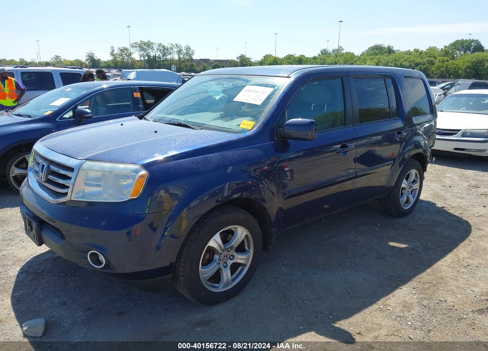 2014 HONDA PILOT EX-L VIN: 5FNYF4H79EB034022