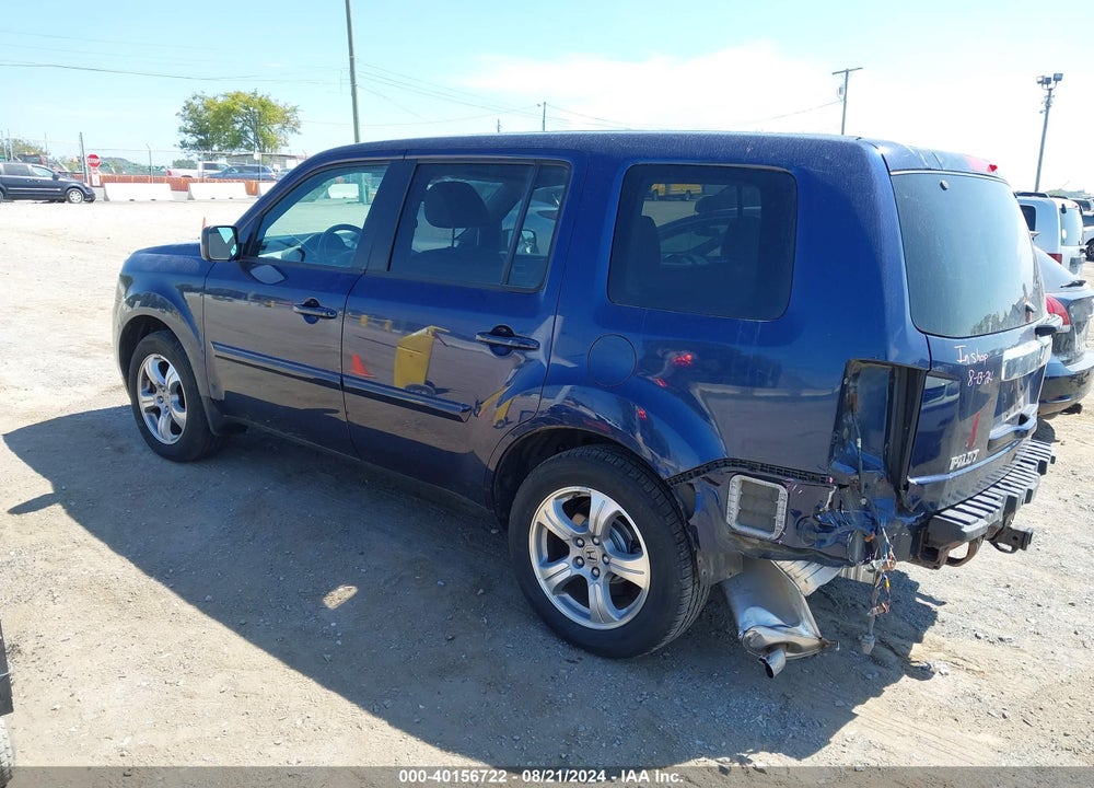 2014 HONDA PILOT EX-L VIN: 5FNYF4H79EB034022