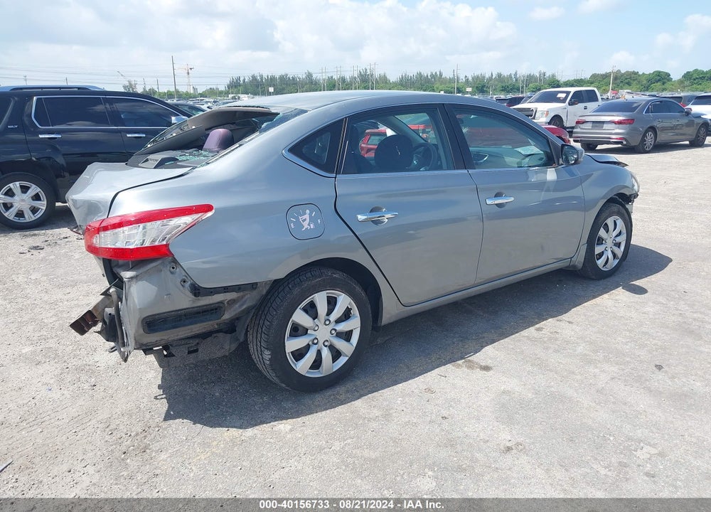 2013 NISSAN SENTRA S VIN: 3N1AB7AP8DL791487