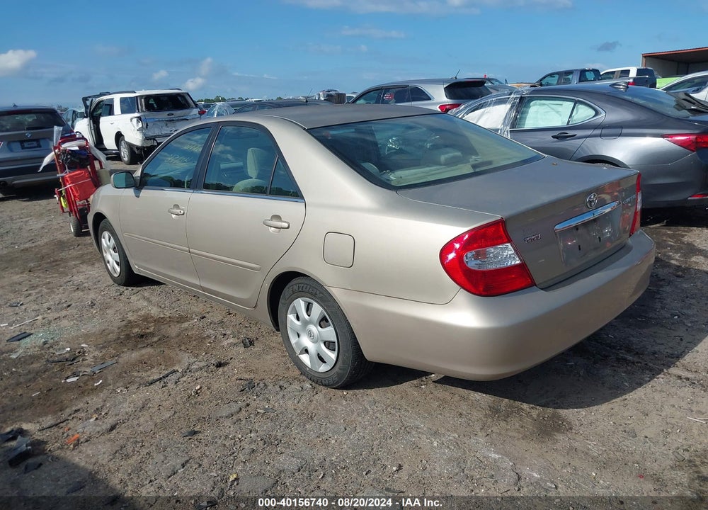 2003 TOYOTA CAMRY LE VIN: 4T1BE32K13U734567