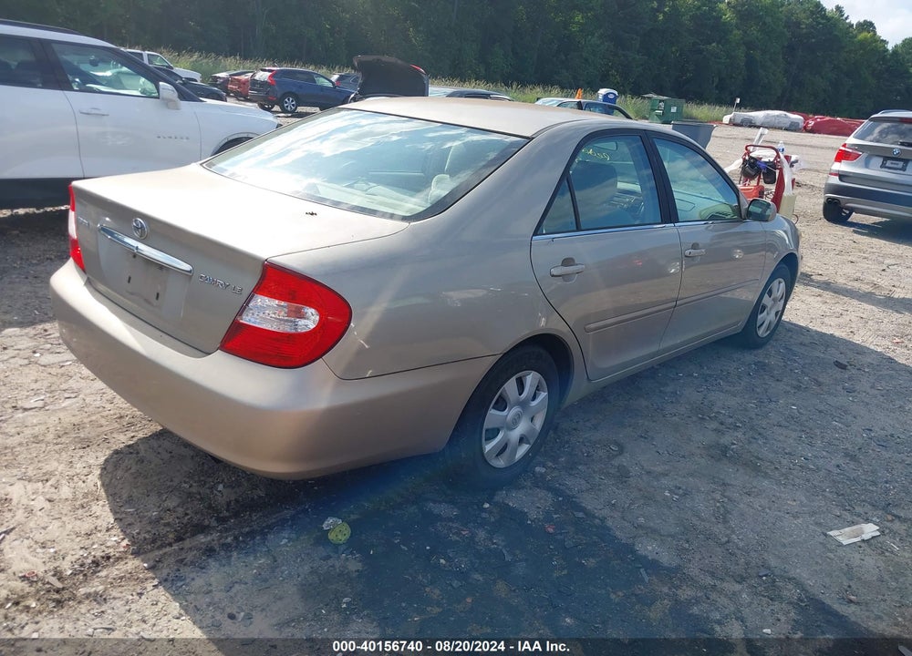 2003 TOYOTA CAMRY LE VIN: 4T1BE32K13U734567