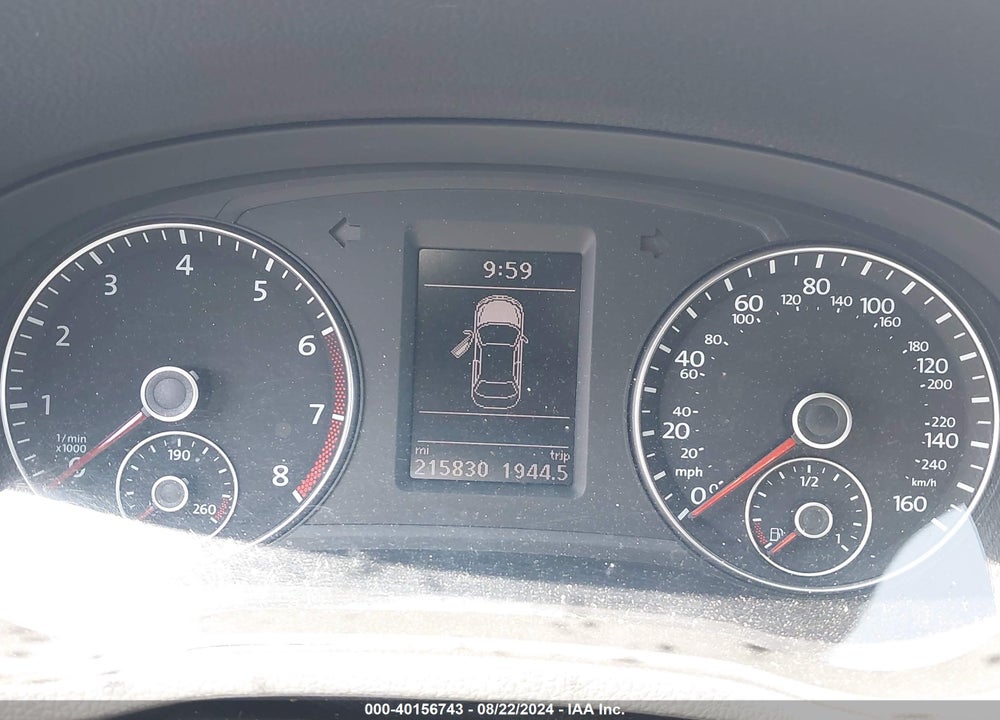 2013 VOLKSWAGEN PASSAT VIN: 1VWBH7A32DC142001