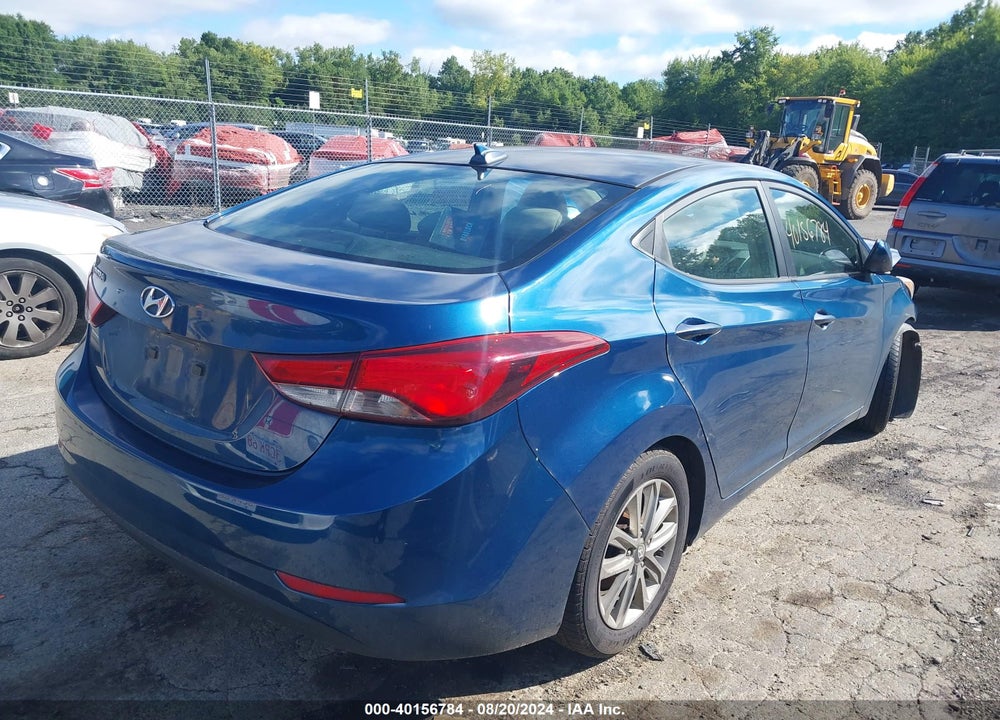 2016 HYUNDAI ELANTRA SE VIN: KMHDH4AE7GU526166