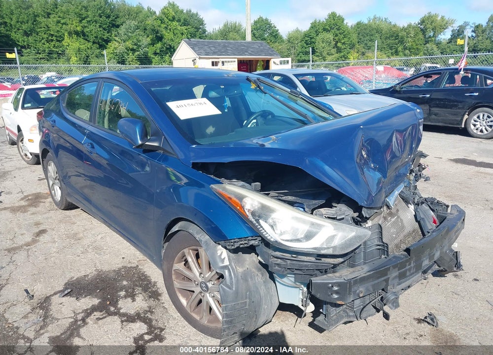 2016 HYUNDAI ELANTRA SE VIN: KMHDH4AE7GU526166